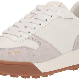 Women's Lace-Up Sneakers Ethylene Vinyl Acetate White Multi Size 8